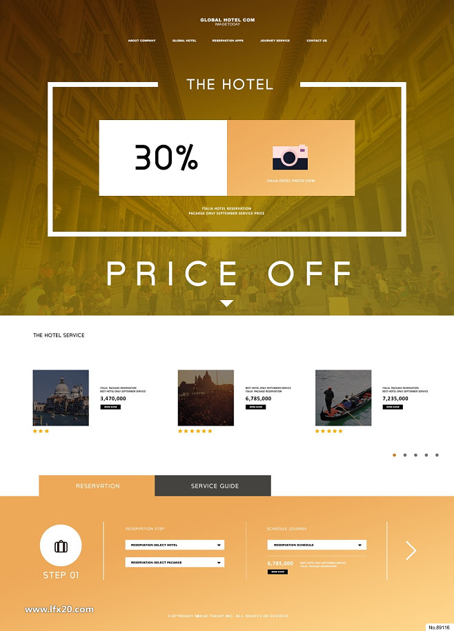 休閑度假簡(jiǎn)約版式 為企業(yè)網(wǎng)頁設(shè)計(jì)注入清新與實(shí)用